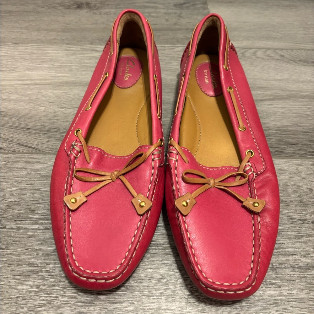 Clarks Women's Vibrant Pink Loafers